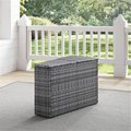 Claustro Catalina Wicker Arm Table, Grey CL2613683